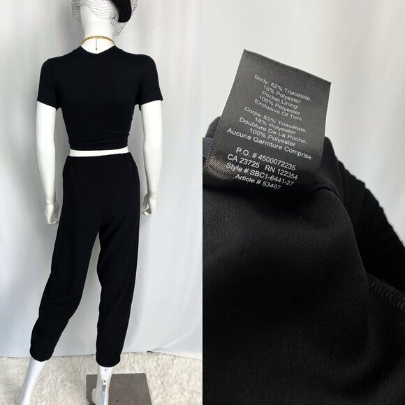 BABATON Dexter crepe jogger ankle pant medium - Picture 2 of 6